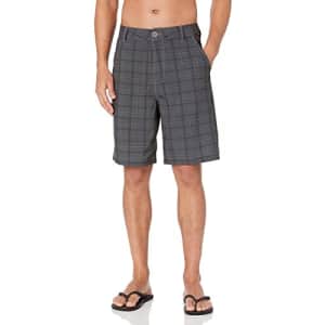 Kanu Surf Men's Highline Stretch Hybrid Boardshort, Charcoal, 32 for $15
