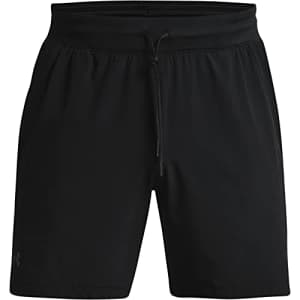 Under Armour Men's Speedpocket Vent Shorts, Black (001)/Reflective, XX-Large for $127