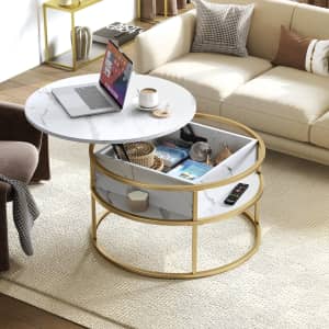 YitaHome Lift Top Coffee Table for $97