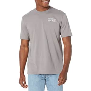 Oakley Men's La Landscape Tee Shirt, Gray, XS for $14
