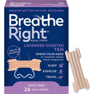 Breathe Right Nasal Strip 26-Pack for $7 Breathe Right Nasal Strip 26-Pack for $7