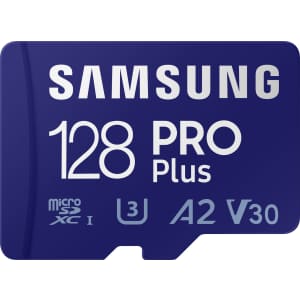 Samsung Pro Plus 128GB microSDXC Memory Card for $18