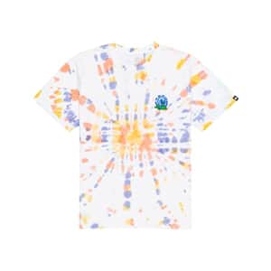 Element Men's Logo Short Sleeve Tee Shirt, Apricot Renard, S for $23
