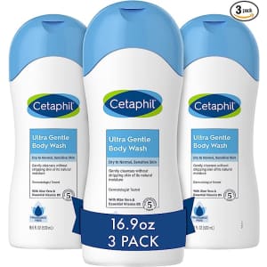 Cetaphil 16.9-oz. Ultra Gentle Refreshing Body Wash 6-Pack for $24