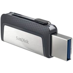 SanDisk 128GB USB Type-C / 3.1 Flash Drive for $17