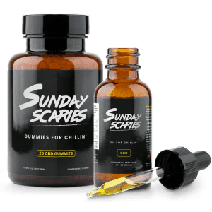 Sunday Scaries CBD Gummies and Oil Bundle for $43 via Sub & Save