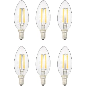 AmazonBasics 40W-Equivalent Dimmable LED Bulb 6-Pack for $8.60 w/ Prime AmazonBasics 40W-Equivalent Dimmable LED Bulb 6-Pack for $8.60 w/ Prime