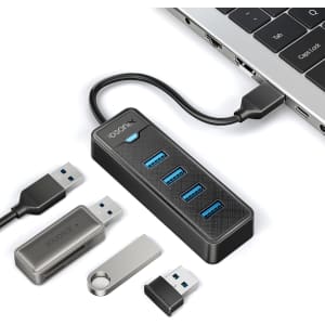 iDsonix 4-Port USB 3.0 Hub for $4