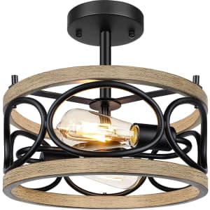 Brightever 2-Light Semi-Flush Mount Light Fixture for $30 Brightever 2-Light Semi-Flush Mount Light Fixture for $30
