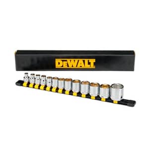 DEWALT Shallow Socket Set, 13-Piece, 3/8" Drive Metric (DWMT19245) for $42 DEWALT Shallow Socket Set, 13-Piece, 3/8" Drive Metric (DWMT19245) for $42
