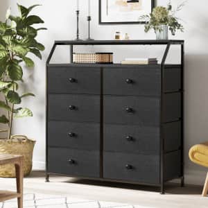 Reahome 8-Drawer Dresser with Shelf for $60