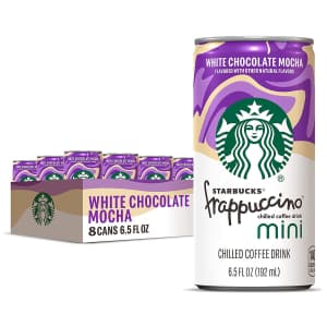 Starbucks Frappuccino Mini White Chocolate Mocha 8-Pack for $8