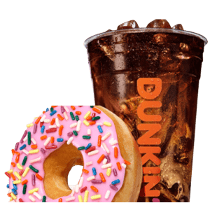 Dunkin Donuts at Dunkin Donuts Shop: for $1 donut w/ coffee purchase