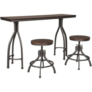 Signature Design by Ashley Odium 3-Piece Dining Set for $186