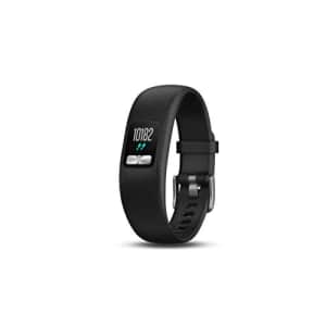 Garmin vvofit 4 activity tracker with 1+ year battery life and color display. Large, Black. for $76