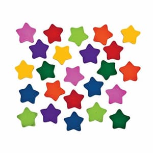 Fun Express Bulk Star Erasers for Kids - Classroom Rewards, Teacher Supplies and Party Favors - 720 Mini Pieces for $28
