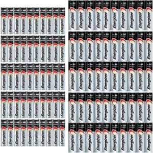 Energizer Max 50 AA & 50 AAA Pack Long Lasting Alkaline Batteries for $52