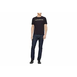 Calvin Klein Men's Ck Jeans Logo Short Sleeve Crewneck T-Shirt, Black Fall, Large for $7 Calvin Klein Men's Ck Jeans Logo Short Sleeve Crewneck T-Shirt, Black Fall, Large for $7