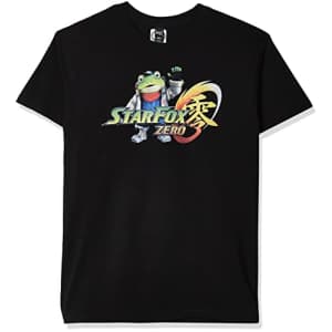 Nintendo Men's T-Shirt, Black, Small for $9