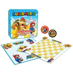 USAopoly Super Mario Checkers & Tic-Tac-Toe Collector's Game Set for $9 USAopoly Super Mario Checkers & Tic-Tac-Toe Collector's Game Set for $9