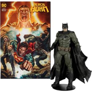 McFarlane Toys Black Adam Wave 1 Batman 7" Figure w/ Comic for $17