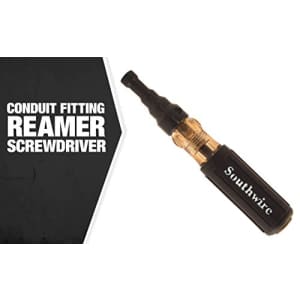 Southwire Tools & Equipment SDCFR Conduit Fitting Reaming Screwdriver, Heavy Duty, Dual Function, for $17