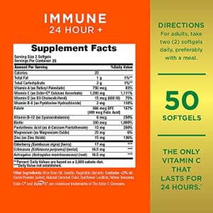 Nature's Bounty Immune 24 Hour +, The only Vitamin C with 24 Hour Immune Support from Ester C, for $19