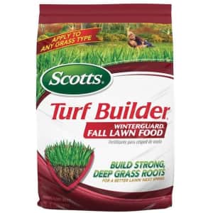 Scotts Turf Builder Winter Guard All-Purpose Lawn Fertilizer 12.5-lb Bag for $15 Scotts Turf Builder Winter Guard All-Purpose Lawn Fertilizer 12.5-lb Bag for $15