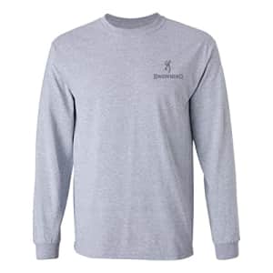 Browning Men's Standard Graphic T-Shirt, Hunting & Outdoors Short & Long-Sleeve Tees, Signature for $20