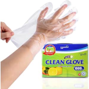 Cleanwrap Disposable Gloves 1,000-Pack for $21