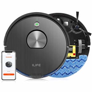ILIFE A10 Mopping Robot Vacuum, 2-in-1 Robot Vacuum and Mop, Lidar Navigation and Mapping, 2000Pa for $250 ILIFE A10 Mopping Robot Vacuum, 2-in-1 Robot Vacuum and Mop, Lidar Navigation and Mapping, 2000Pa for $250