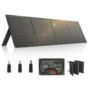 Powerwin 110W Portable Foldable Solar Panel 18V with Carry Case for $99
