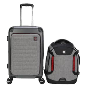 Swiss Tech Hybrid 21" Luggage 2-Piece Set for $59