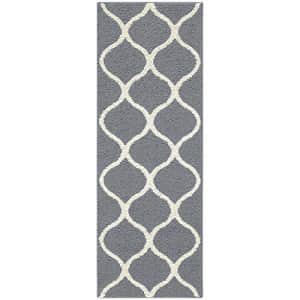 Maples Rugs Rebecca Contemporary Runner Rug Non Slip Hallway Entry Carpet [Made in USA], 1'9" x 5', for $14