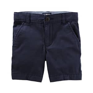 OshKosh B'Gosh Boys' Kids Stretch Flat Front Short, Dark Navy, 10 for $16