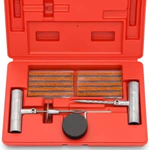 Tooluxe 35-Piece Universal Tire Repair Kit for $16