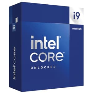 Intel Core i9-14900K New Gaming Desktop Processor 24 cores (8 P-cores + 16 E-cores) with Integrated for $549