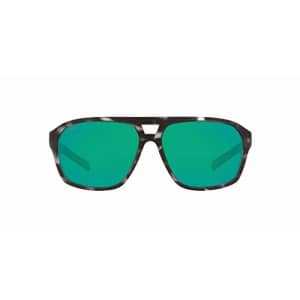 Costa Del Mar Men's Switchfoot Rectangular Sunglasses, Ocearch Matte Tiger Shark/Copper Green for $112