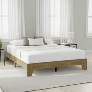 Hillsdale Furniture Sunridge Queen Wood Platform Bed for $89
