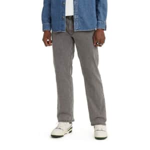 Levi's Men's 559 Stretch Relaxed Straight Fit Jeans for $23
