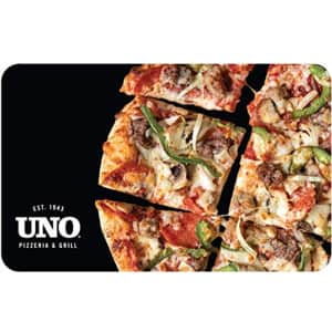 $50 Uno Pizzeria & Grill Gift Card for $29