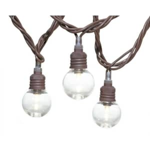 Mainstays 50-Ct. LED Globe Outdoor String Lights for $12