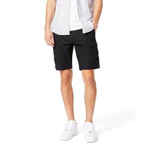 Dockers Men's Cargo Straight Fit Smart 360 Tech Shorts (Regular and Big & Tall), Mineral Black, 31 for $21