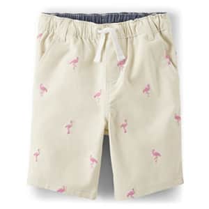 Gymboree Boys and Toddler Pull On Shorts, Stone Flamingo, 2T US for $11