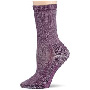 Smartwool SW010294590S Women's Hike Classic Edition Full Cushion Crew Socks Bordeaux S for $22