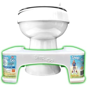 Step and Go 7" Toilet Stool for $14 Step and Go 7" Toilet Stool for $14