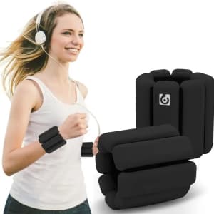 1-lb. Wrist Weights Set for $12