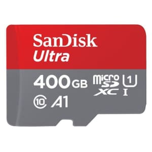 SanDisk 400GB Ultra Class 10 UHS-I microSD Card for $45 SanDisk 400GB Ultra Class 10 UHS-I microSD Card for $45