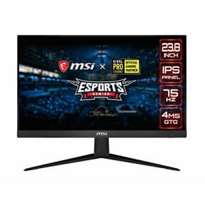 MSI 24 FHD (1920 x 1080) Non-Glare with Super Narrow Bezel 75Hz 1ms 16:9 HDMI/DP AMD Radeon for $174