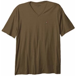 Tommy Hilfiger Men's Short Sleeve V Neck T Shirt, Army Green AA 548-830, SM for $23 Tommy Hilfiger Men's Short Sleeve V Neck T Shirt, Army Green AA 548-830, SM for $23